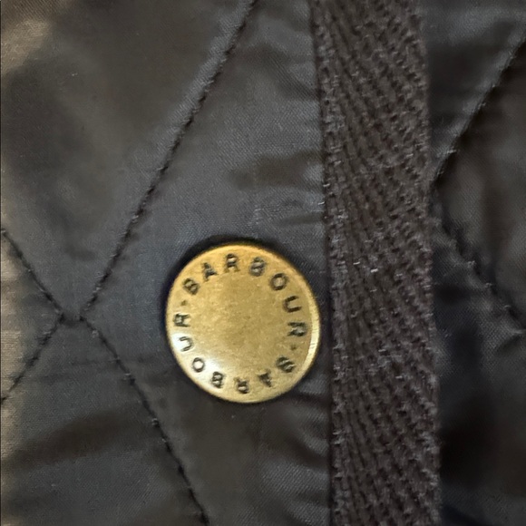 Barbour Black Quilted Vest Size 12 - Picture 8 of 10